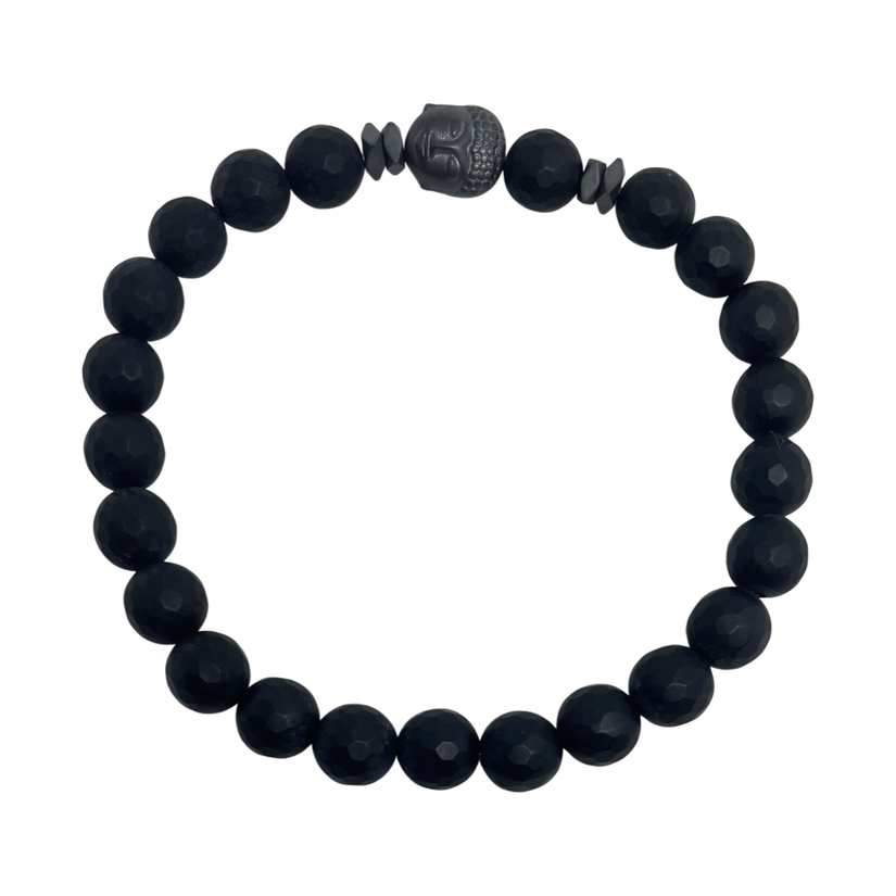 Men's Bracelet, Lava Bead Bracelet, Black - Silver Bracelet, Yoga  Bracelet, Energy Bracelet,… | Black silver bracelet, Lava bead bracelet, Mens  beaded bracelets